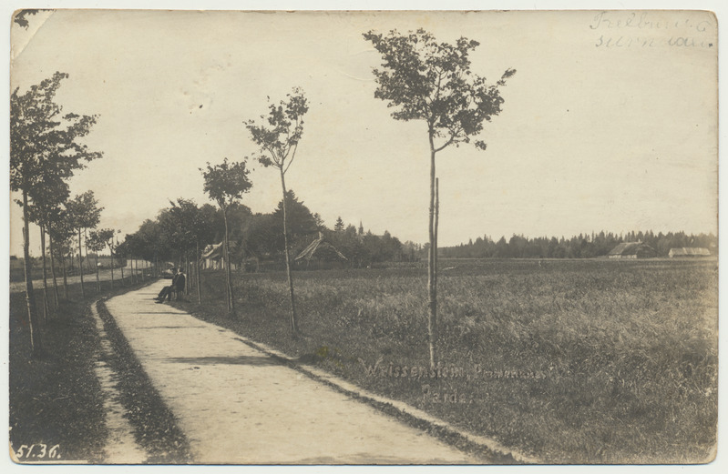 fotopostkaart, Paide, promenaad, u 1915
