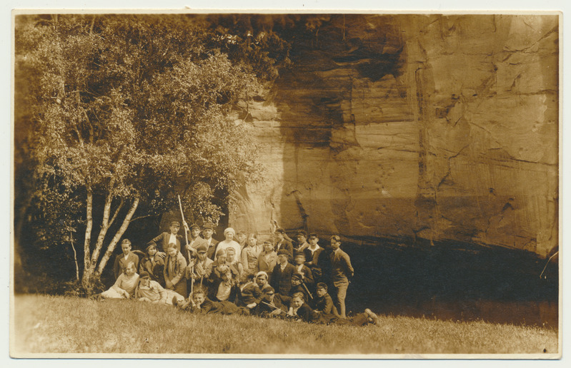 foto, Ahja jõeorg, liivapaljand, u 1930?, foto V. Kuus