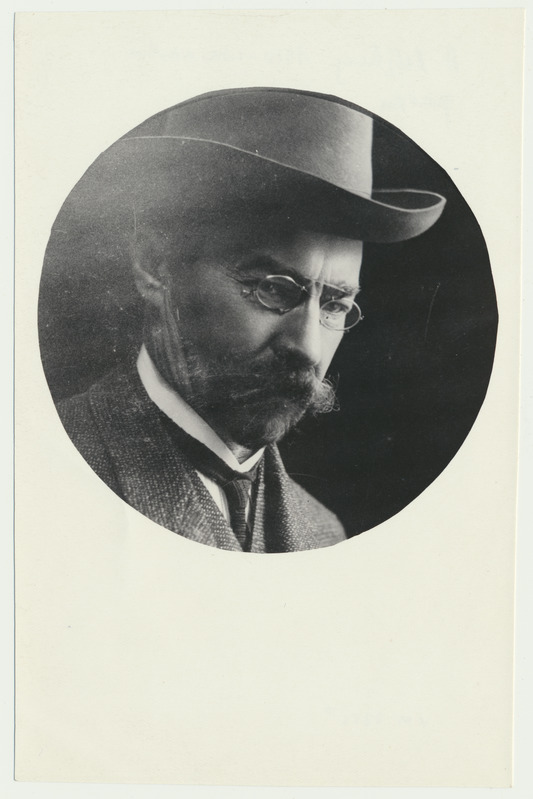 fotokoopia, August Kitzberg, rinnaportree, u 1910