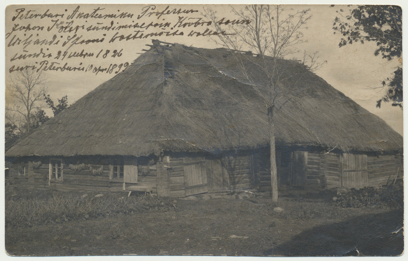 foto, Vastemõisa vald, Kõõbra, J. Köleri sünnikoht, u 1920