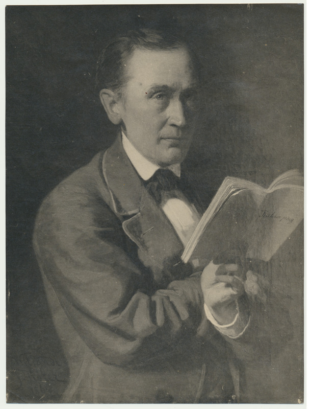 fotokoopia, J. Köleri maal "Fr. R. Kreutzwaldi portree"