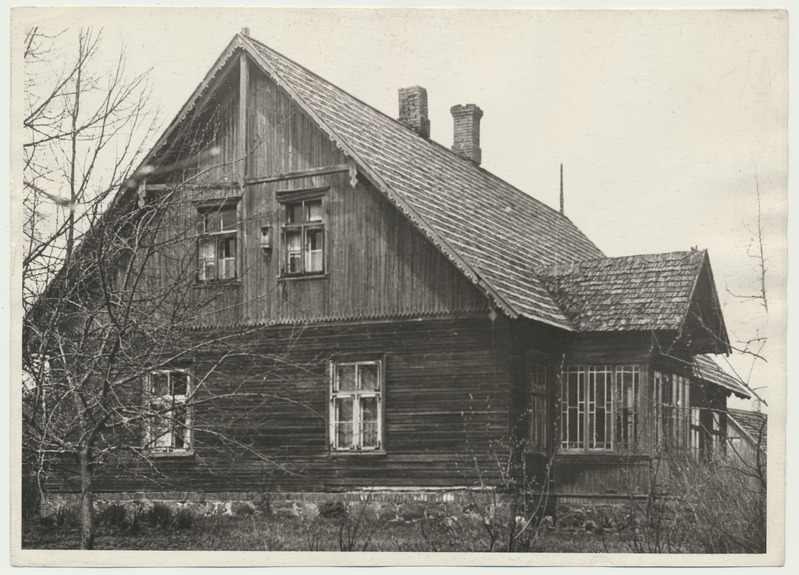 foto, Mart Saare kodumaja, Hüpassaare, 1965, foto A. Kiisla