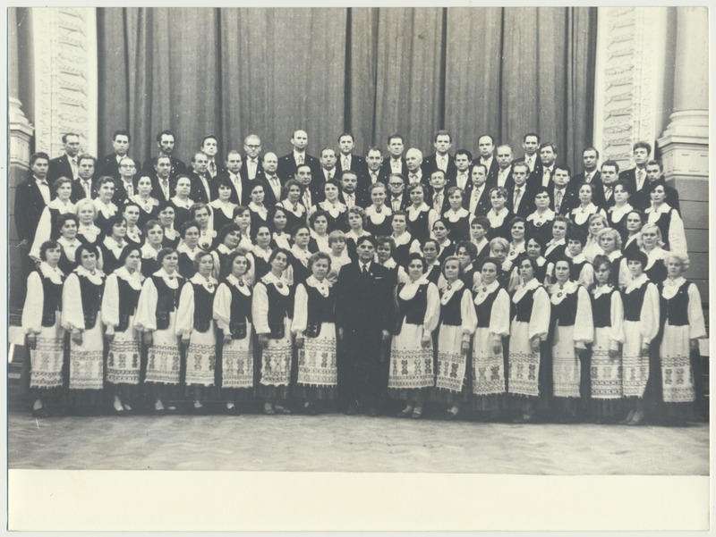 foto, segakoor Koit, 1968
