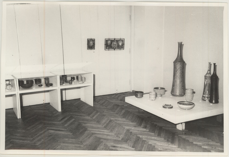 Helene Kuma keraamika näitus I korrusel 21. mai - 18. juuli 1971.