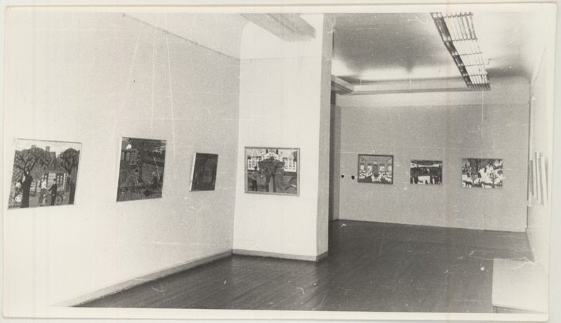 Leedu naivisti Monika Biciuniene tööde näitus I korrusel 19. dets. 1971. - 16. jaan. 1972.