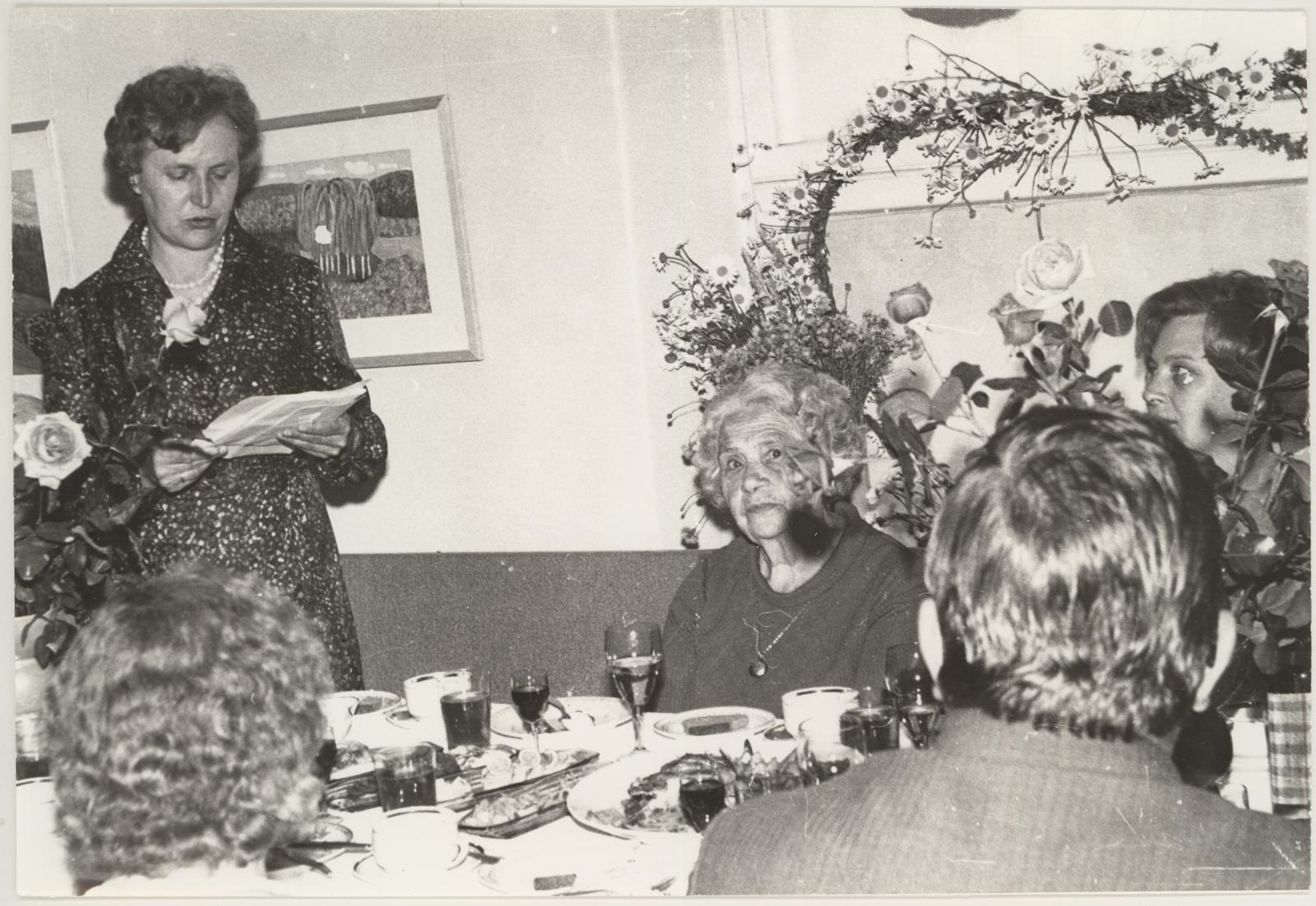 H. Puusaagi 80. sünnipäev 1975.a. juulis.