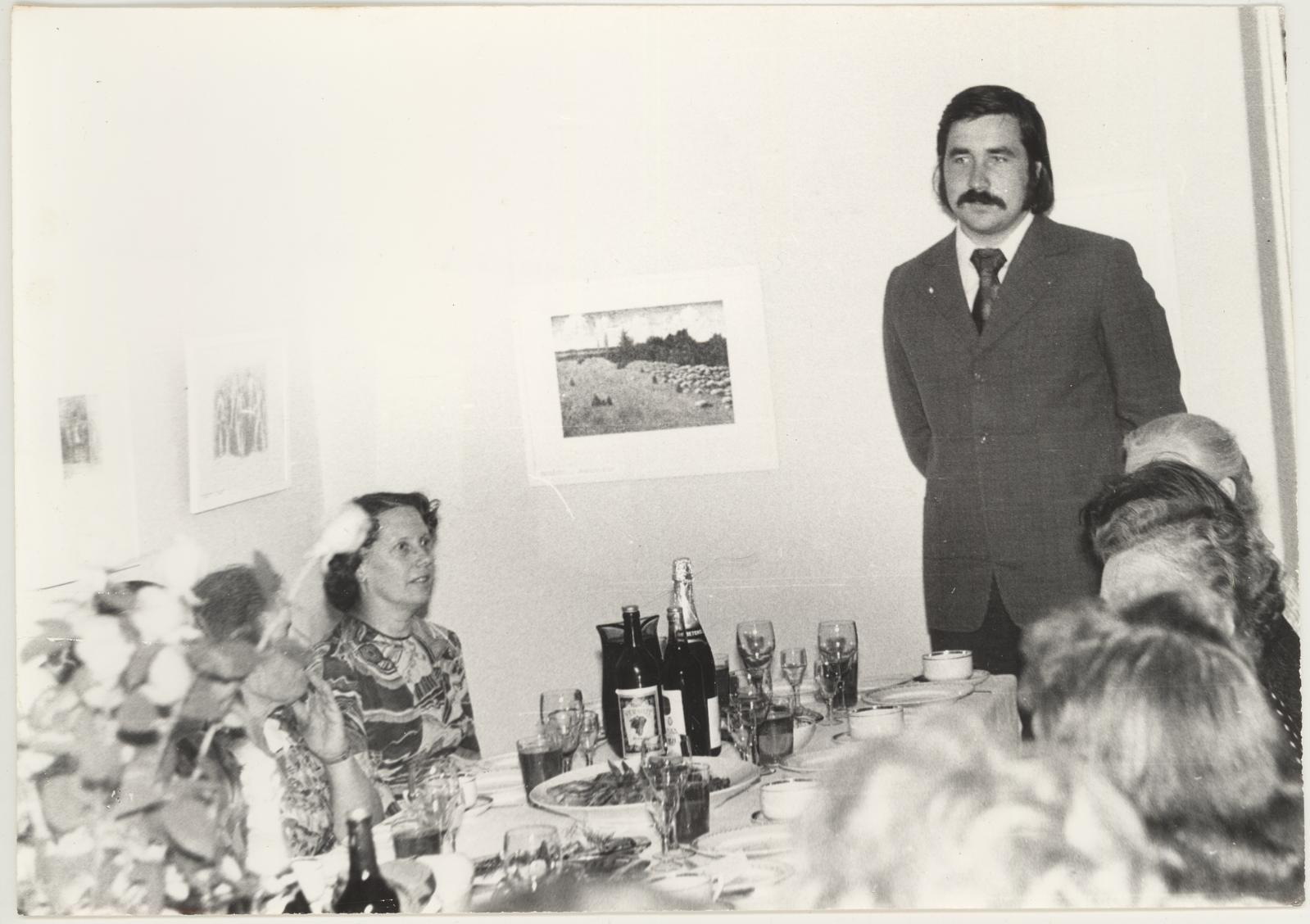 H. Puusaagi 80. sünnipäev 1975.a. juulis. Räägib T. Toomemets