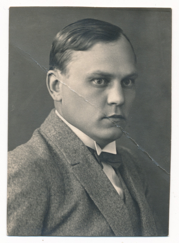 foto, Johannes Muinaste (Orik), pedagoog, 1924