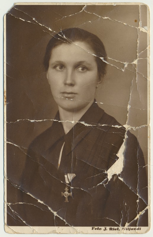 foto, Anna-Marie Kukk (Vares) (Peeter Ronk), 1930, foto J. Riet