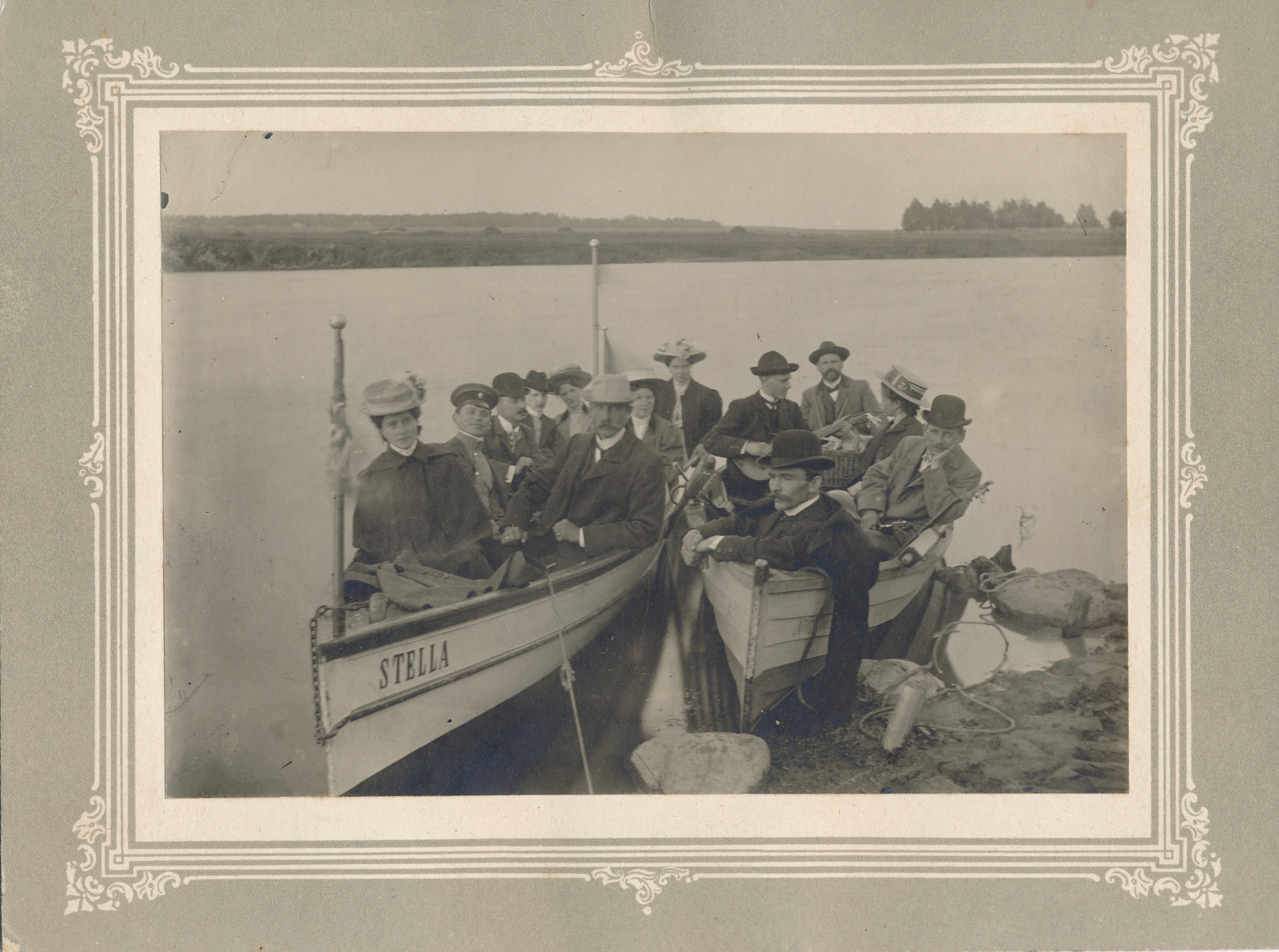 foto, Viljandi, järv, 2 paatkonda, u 1925