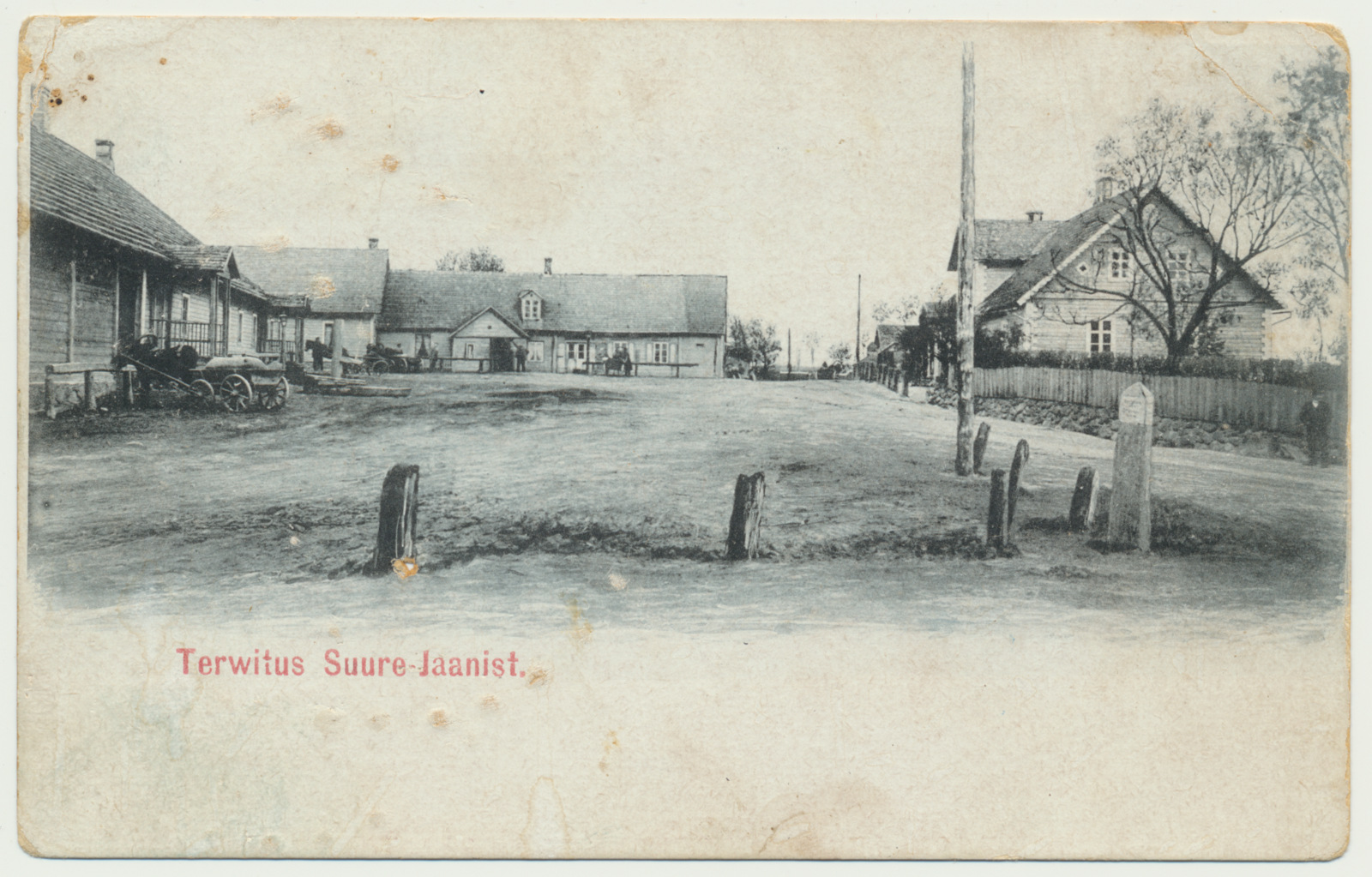 foto, Viljandimaa, Suure-Jaani, turuplats, u 1904