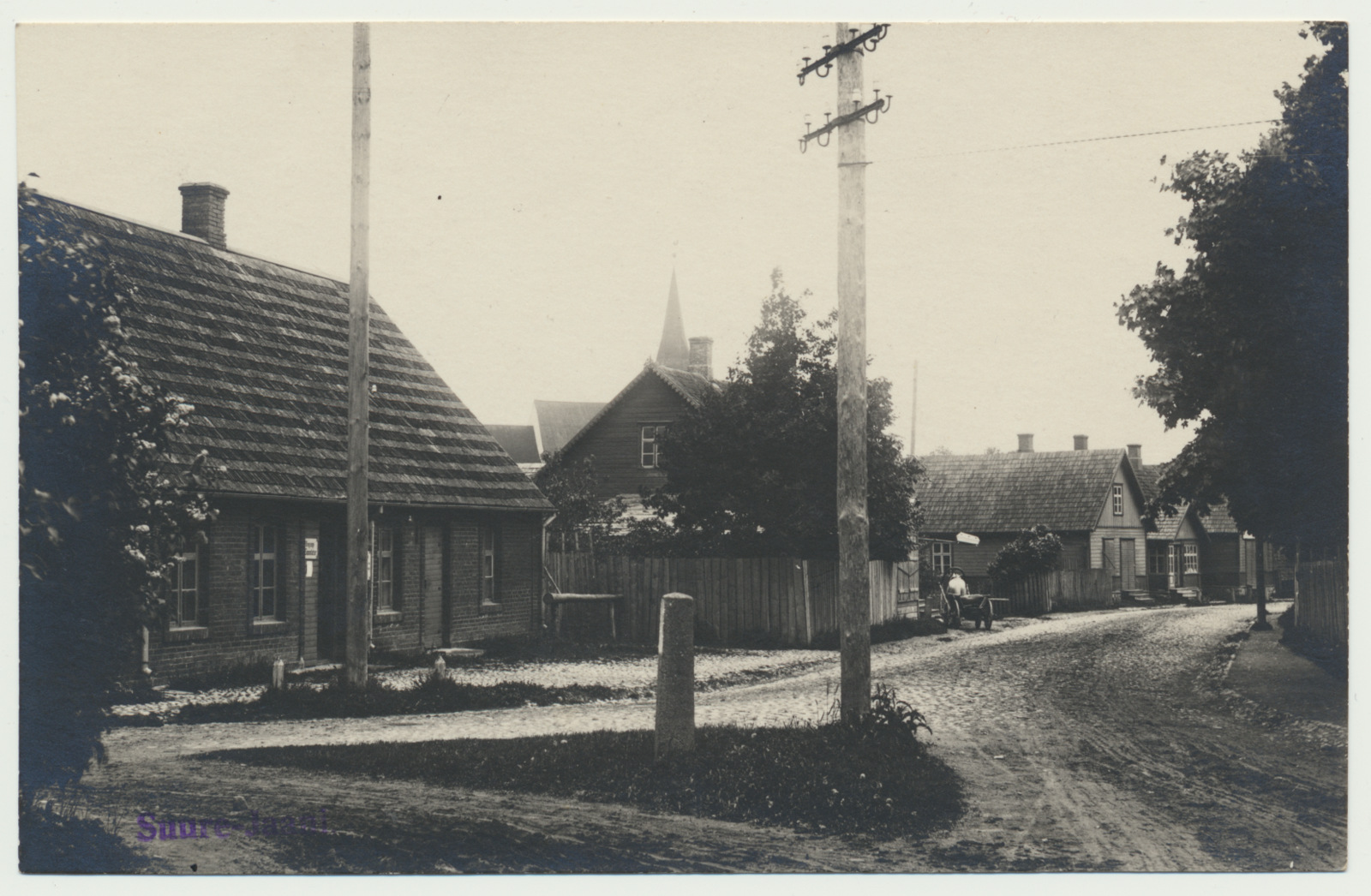 foto, Viljandimaa, Suure-Jaani, Tallinna tn, 1926
