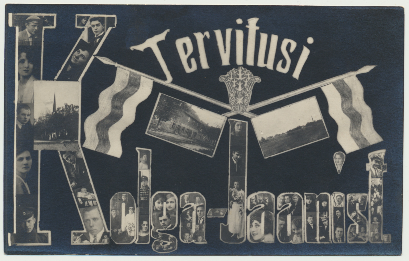 foto, Viljandimaa, Kolga-Jaani, inimesed, 3 vaadet, u 1930