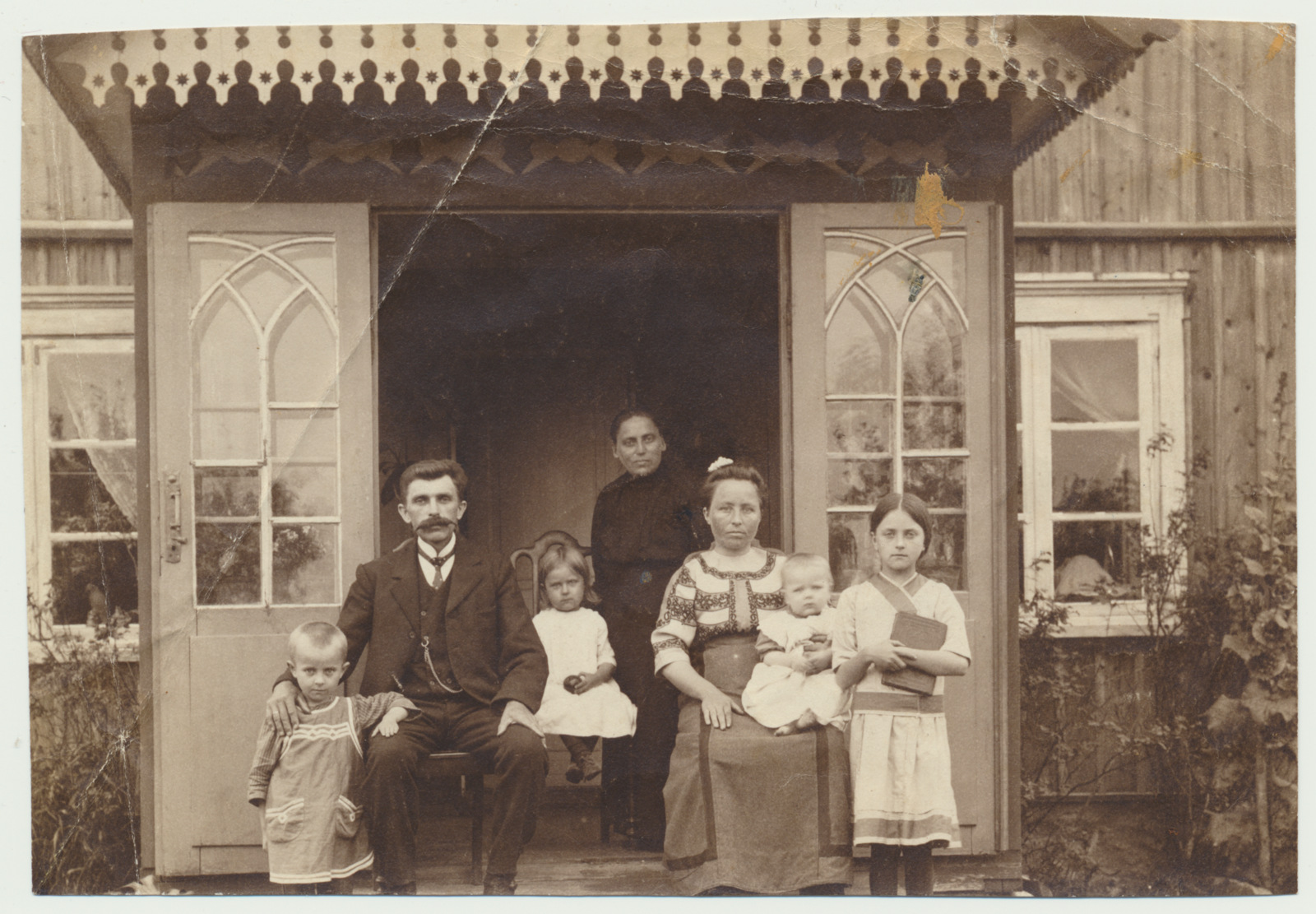 foto, perekond Hunt, Vardi küla, u 1915