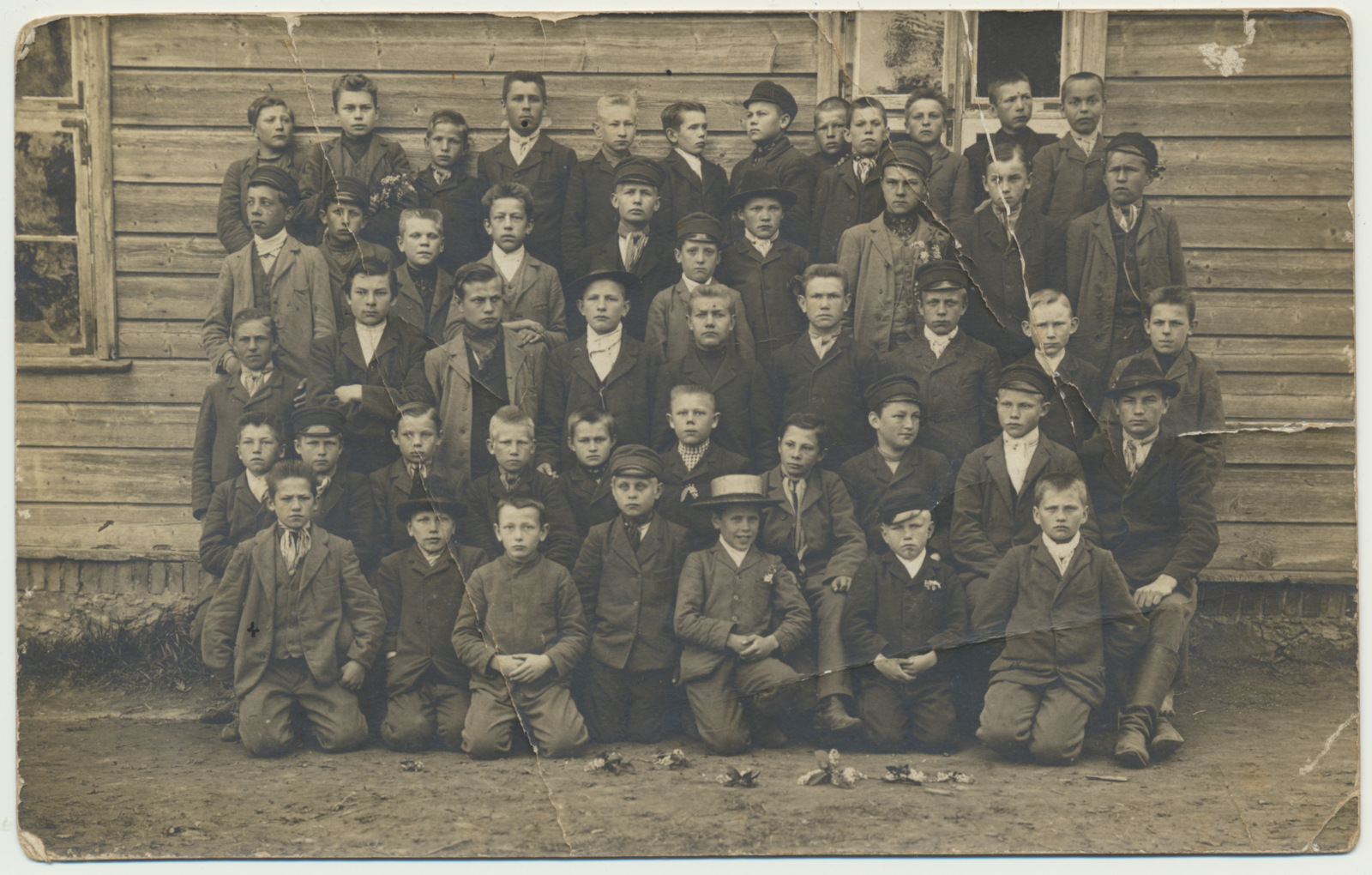 foto, Halliste kihelkond, grupp, 1907/1908