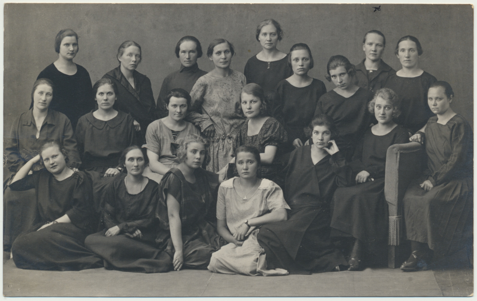 foto, käsitöökursus, u 1925, Viljandi