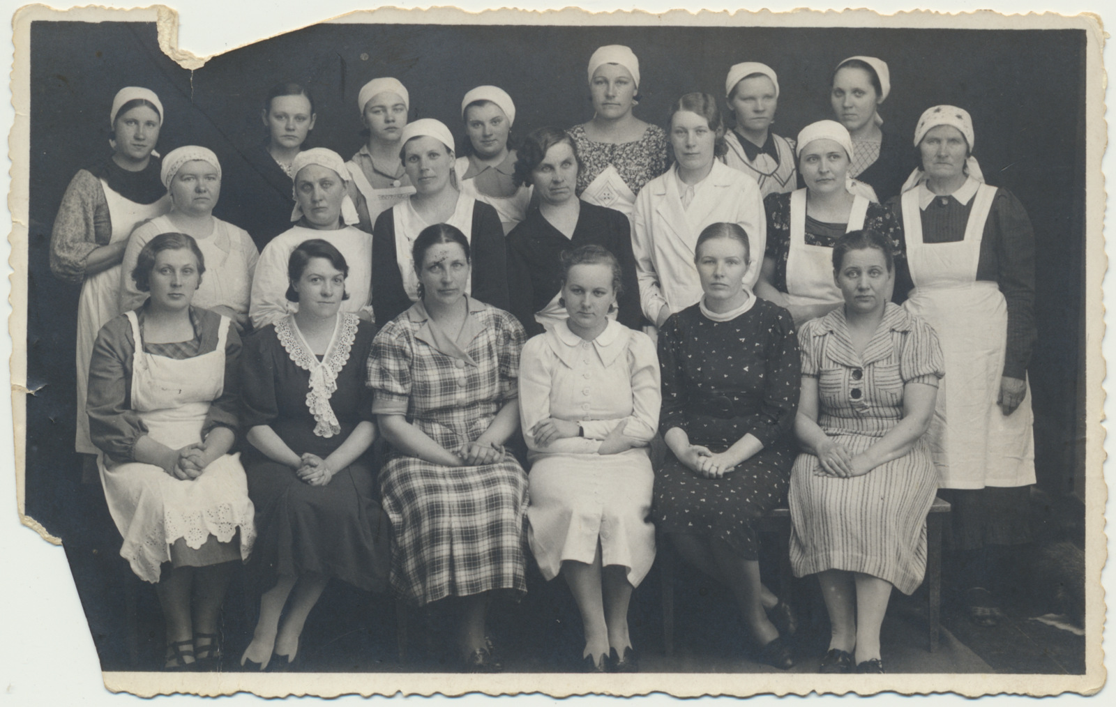 foto, Võhma Naisselts, keedukursus, u 1930