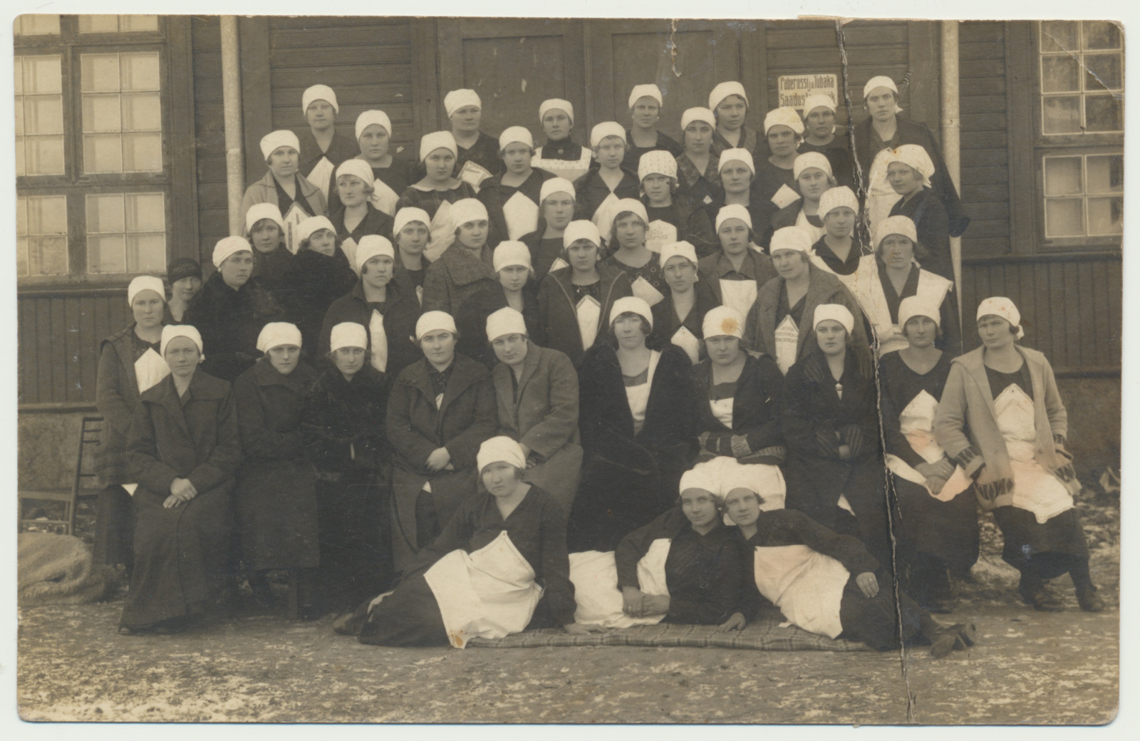 foto, majapidamise kursus, u 1930, Tarvastu, foto E. Feldmann