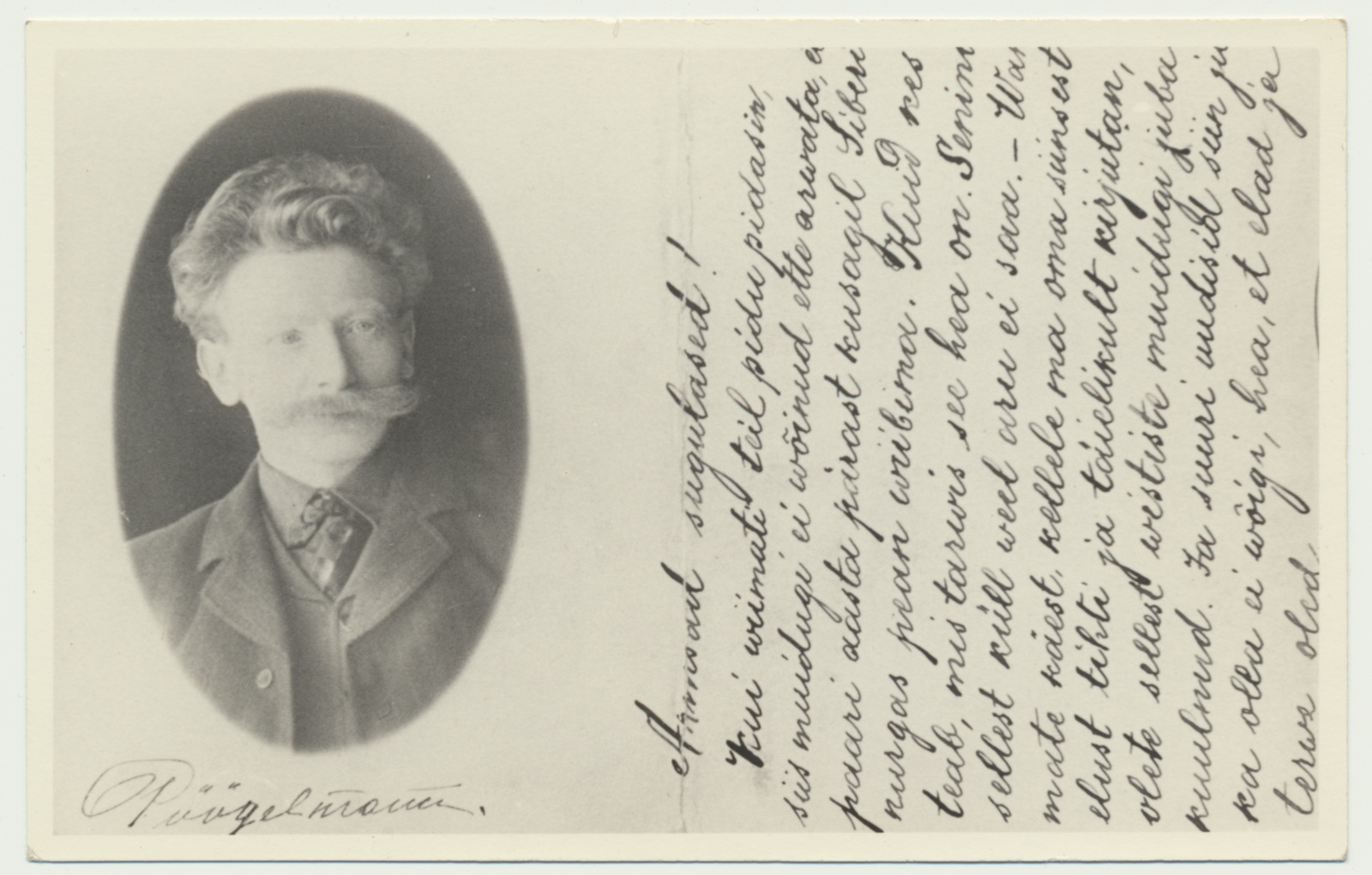 fotokoopia, H. Pöögelmann´i kiri Siberist, 1911