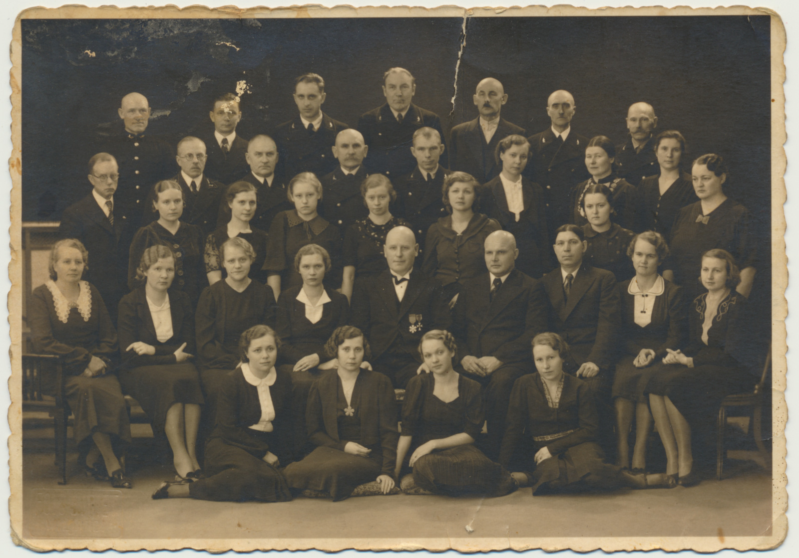 foto, Viljandi postkontori töötajad, 1939