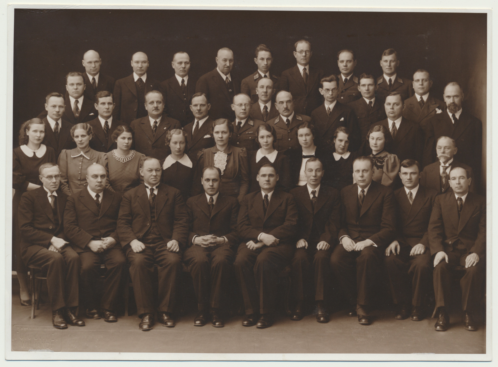 foto, Viljandi Maavalitsus, grupp 1938