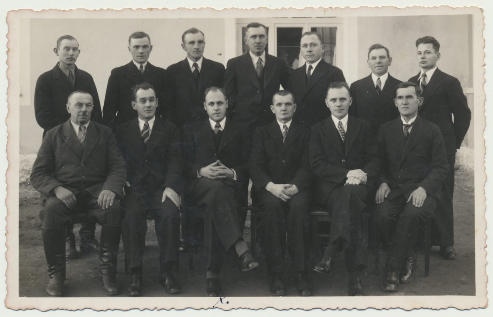 foto, Kärstna vallavolikogu, maavanem, vallamaja õnnistamine, 27.09.1938