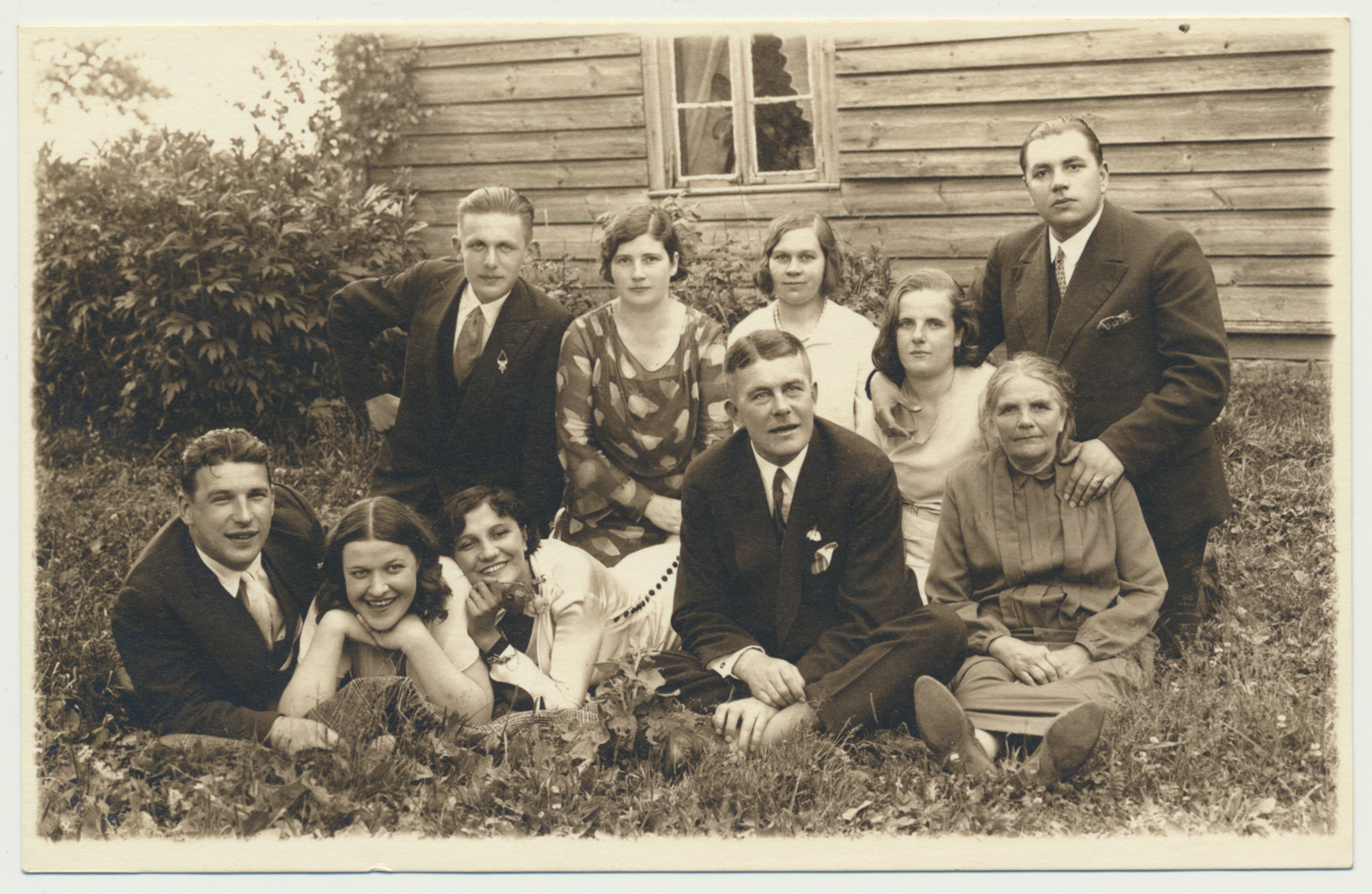 foto, Viljandimaa, Sürgavere, Tindi talu, grupp, sh G. Talts, u 1935, foto O. Mägi