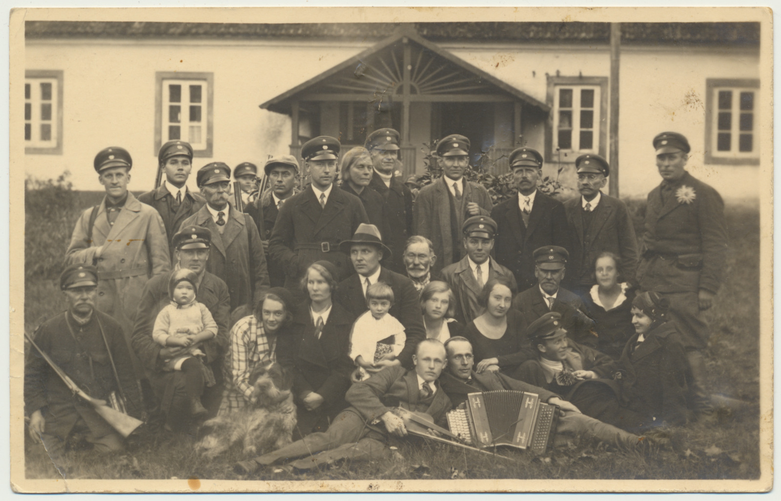 foto, Viljandimaa, Loodi metskonna töötajad, pered, u 1930