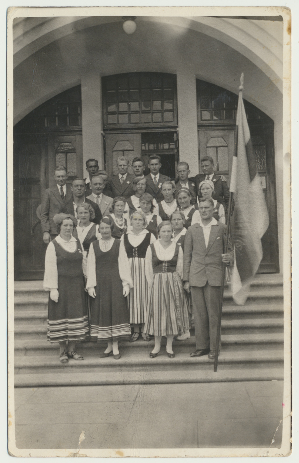 foto, Viljandimaa, Suure-Kõpu Haridusseltsi segakoor, 1935