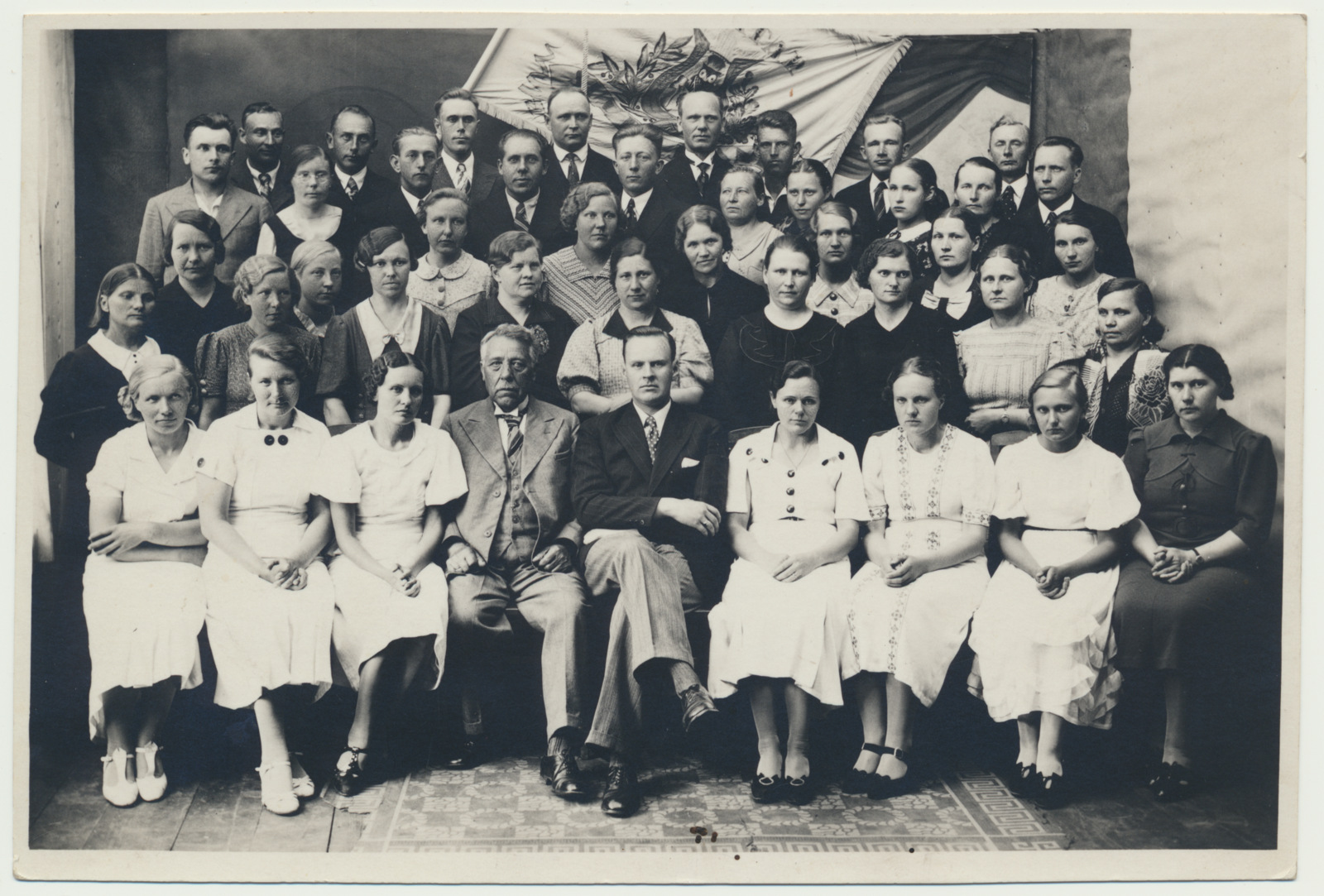 foto, Viljandimaa, segakoor Ilmatar, dirigent V. Kapp, 1936, foto H. Kullandi