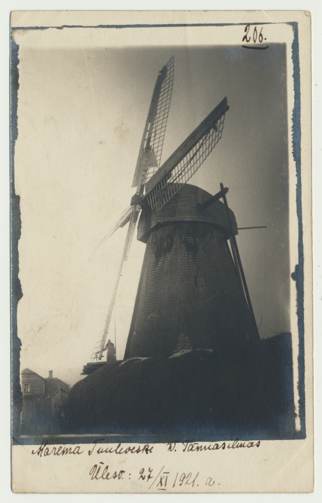 foto, Viljandimaa, Vana-Tänassilma vald, Marema tuulik, 1921