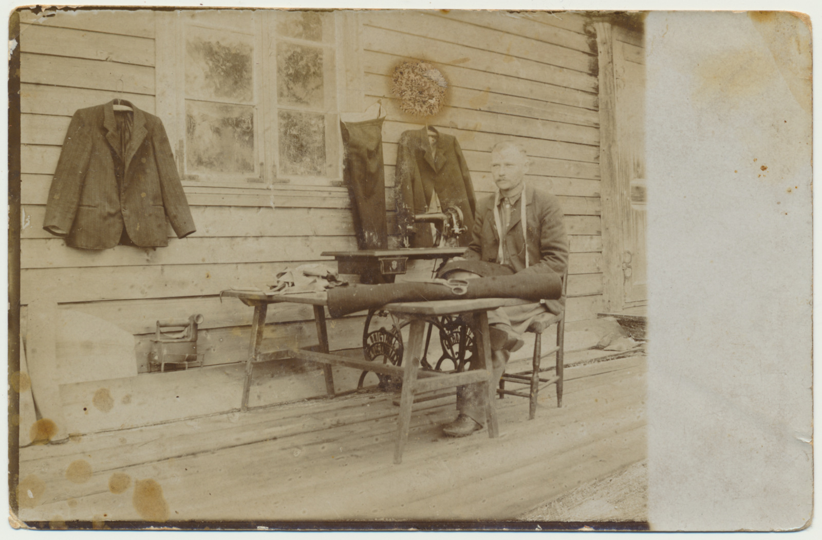 foto, Viljandimaa, Vana-Tänassilma vald, Lellepi talu, rätsep J. Lellep, u 1920