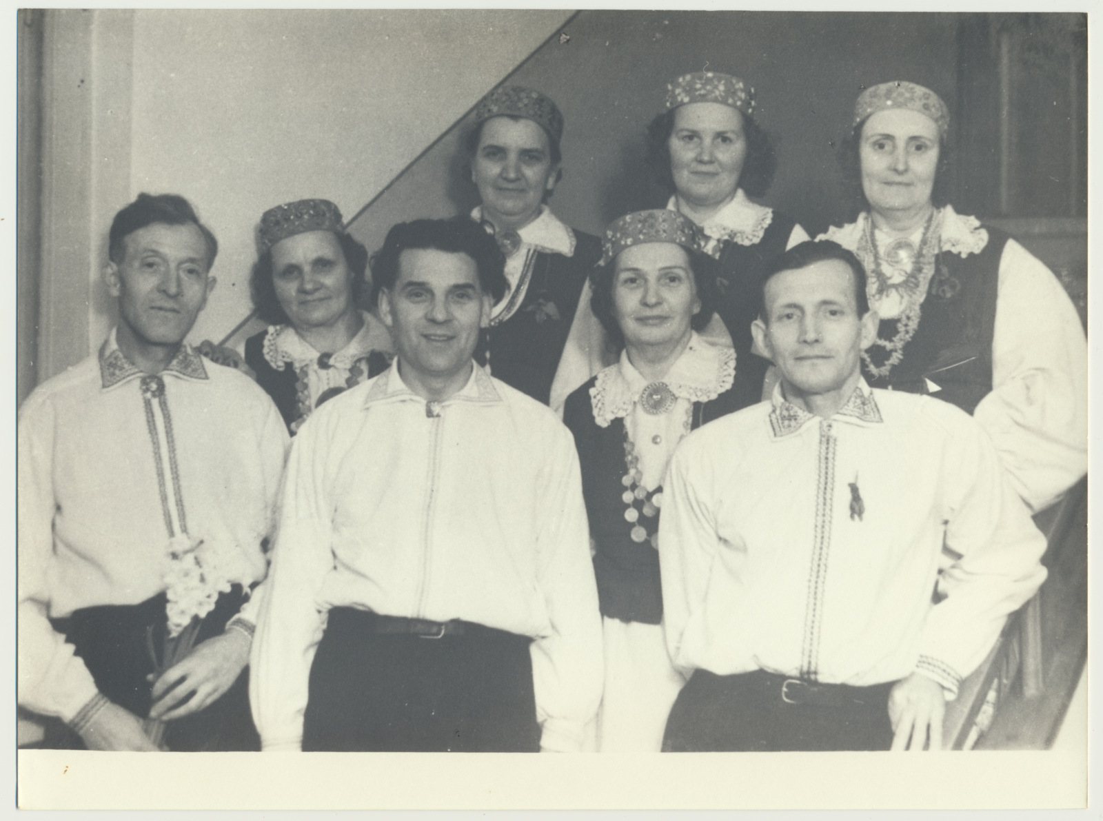 foto, segakoor Koit, koori kuldpärjaga lauljad, 05.05.1956
