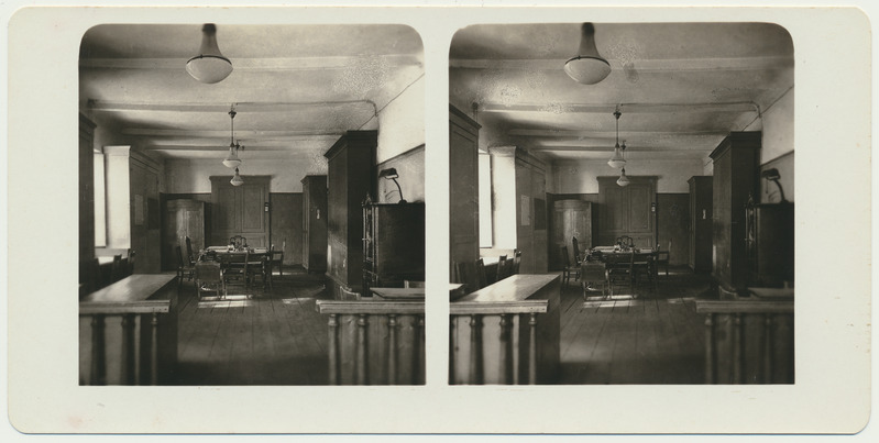 stereofoto, Viljandi raekoda, kantselei (vastuvõturuum) u 1920