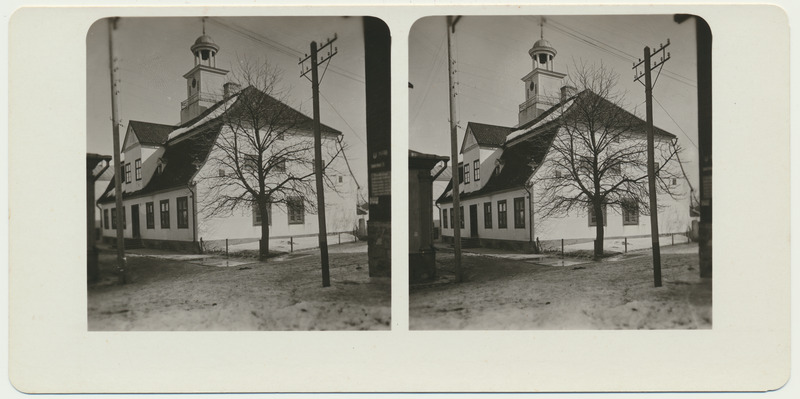 stereofoto, Viljandi raekoda, ~ 1920