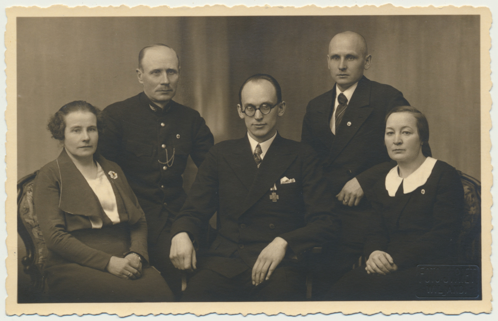 foto, Viljandi Loomakaitse Selts'i juhatus, u 1937, foto J. Riet