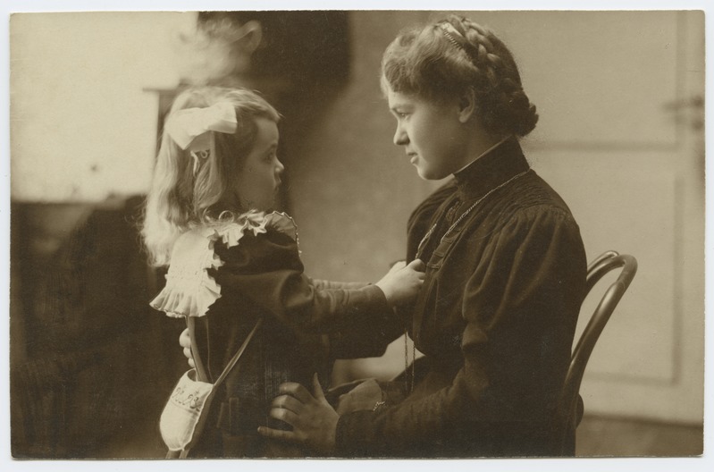 foto, Hilja Riet, Anna Uudelt (Kukk), u 1908