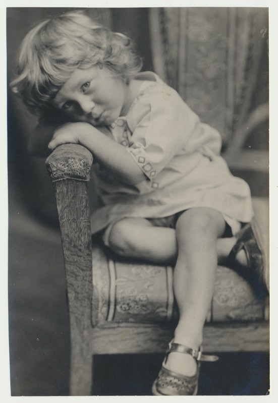 foto, Olev Kukk, toolil, Venemaa, Zeja, u 1915, foto A. Kukk