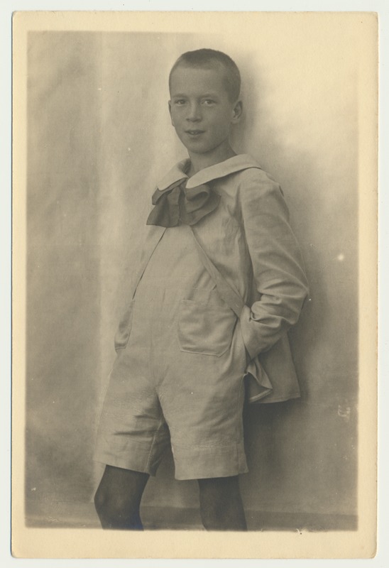 foto, Olev Kukk, 6/7 portree, u 1922, foto A. Kukk