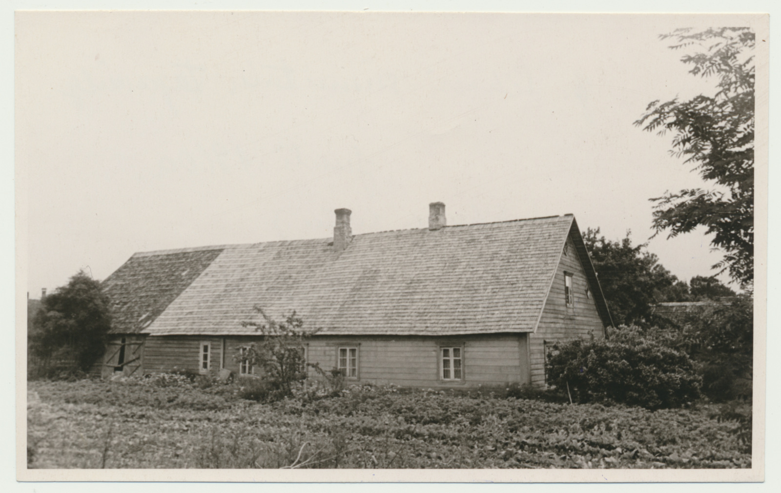 foto, Jaan Sihveri sünnitalu, Vana-Tänassilma vald, Sihvre talu, 1960, foto L. Vellema