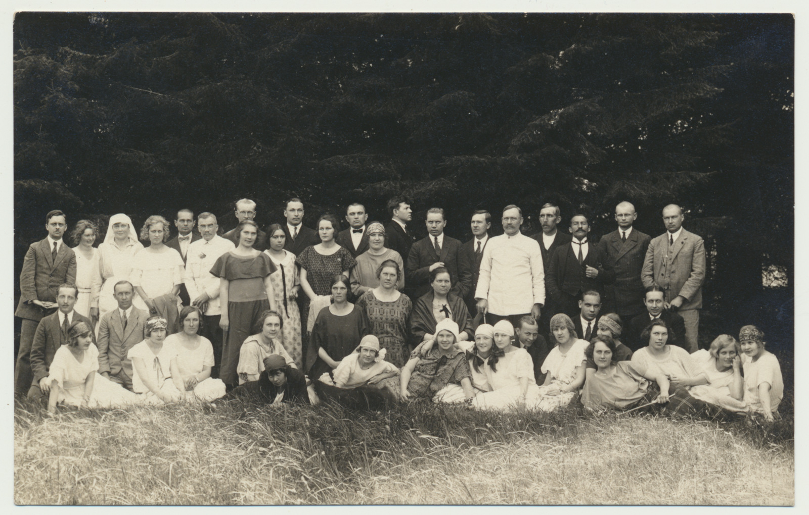 foto, grupp, Toomas Tondu sanatooriumi kaaslased?, u 1925