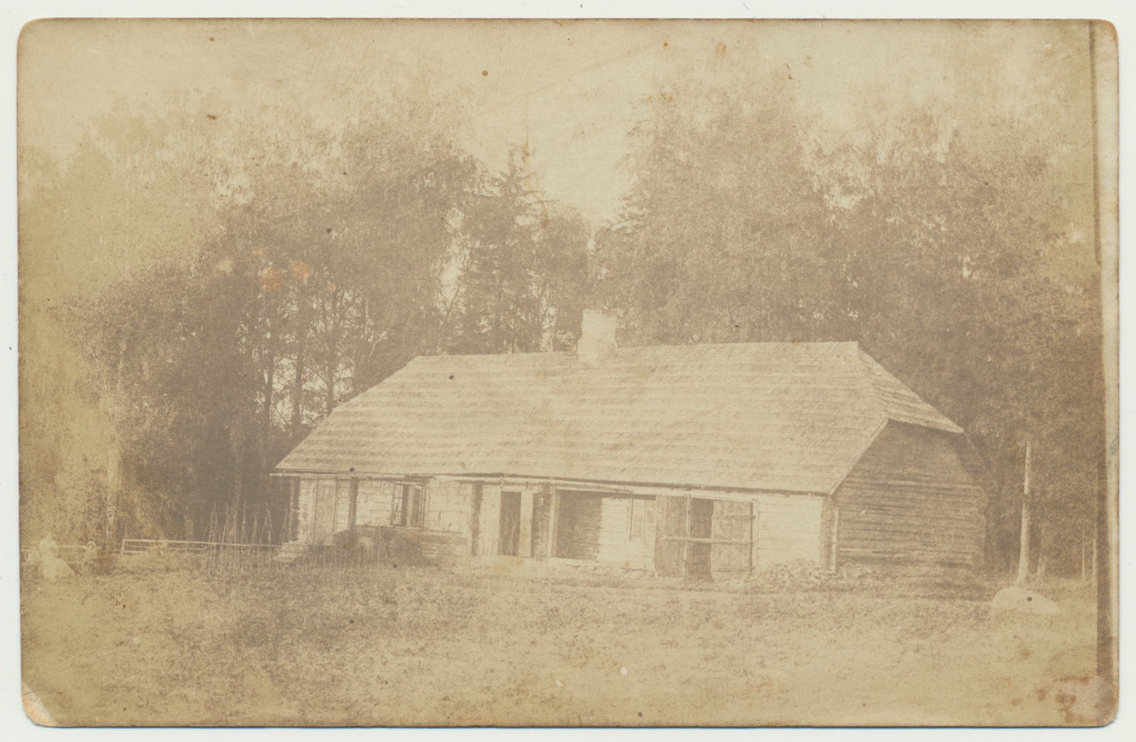 foto, Viljandimaa, endine Loodi mõisakool (ehitatud 1819), U 1920