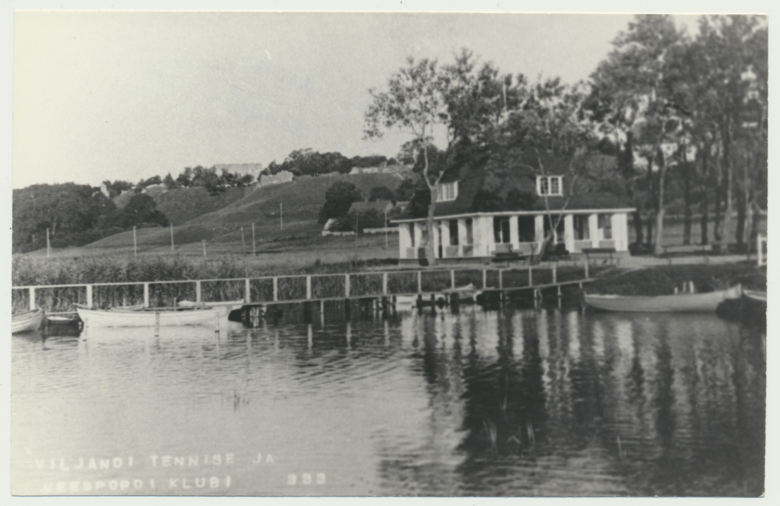 fotokoopia, Viljandi Veespordi- ja tenniseklubi, sadam, u 1930, foto J. Riet