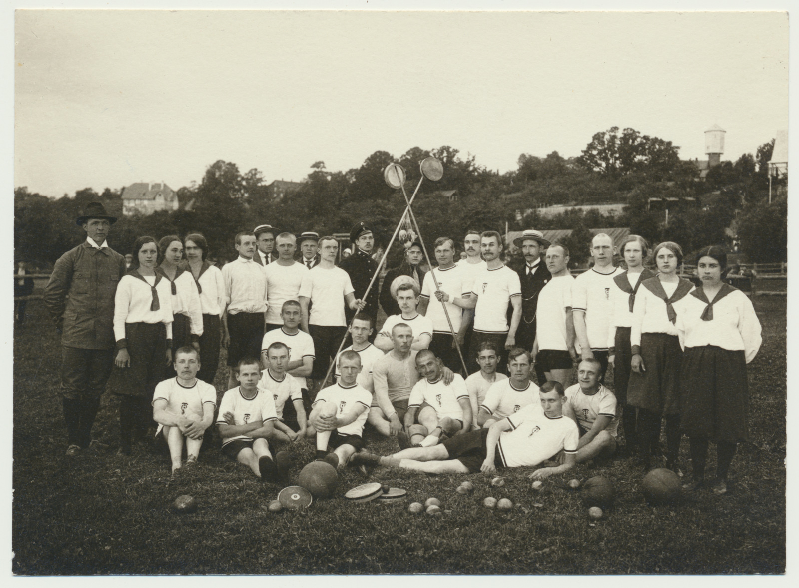 foto, Viljandi, spordiselts Tulevik, 1. kergejõustikukursused, 1914