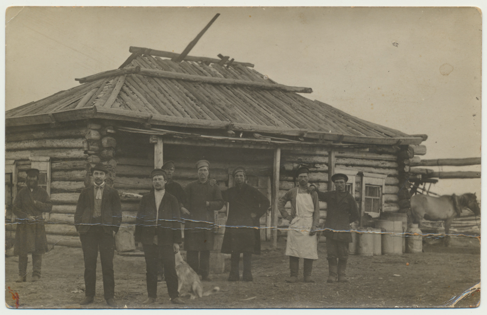 foto, Venemaa, eestlased Siberis, väike vabrik, 1914