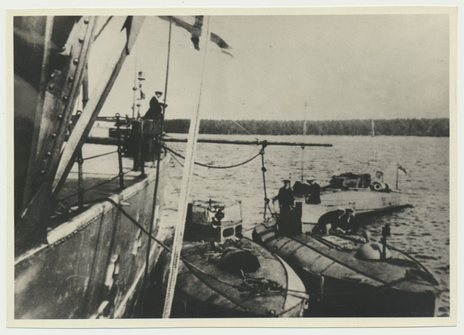 fotokoopia, Inglise rannakaitse mootorpaadid Balti meres, 1919