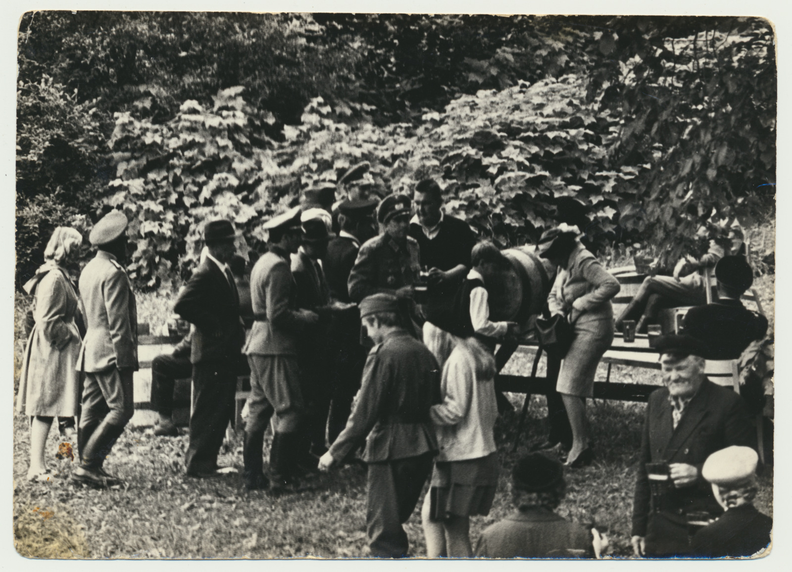 foto, Viljandi, mängufilmi "Mineviku kaja" võtted, 1970 (Armenfilm, rež Grigori Melik-Avakjan "Отзвуки прошлого")