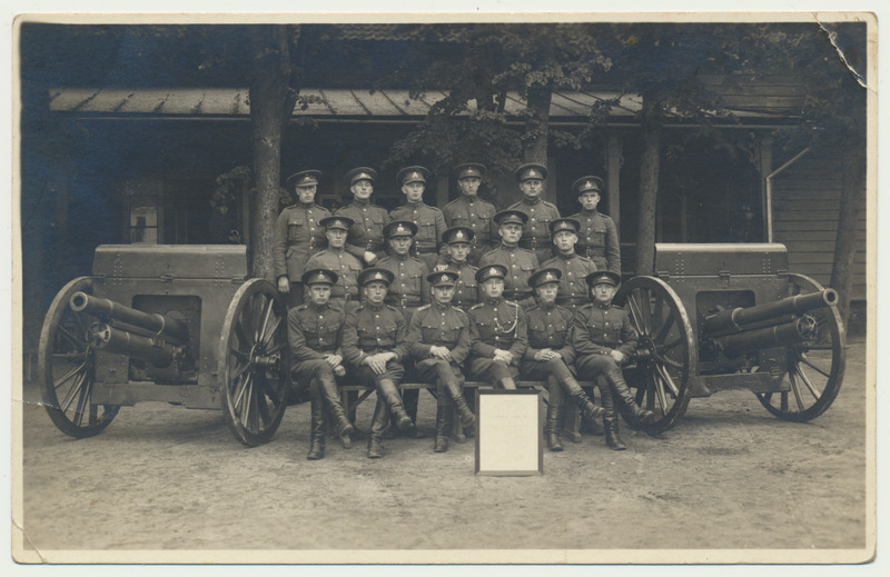 foto, 5. suurtükiväegrupp, võidukas meeskond laskmine, grupp, 2 suurtükk'i, 1932