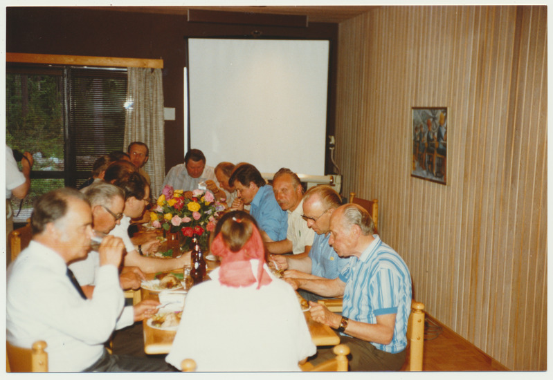 värvifoto, Porvoo, meeskoor Sakala, 1987?
