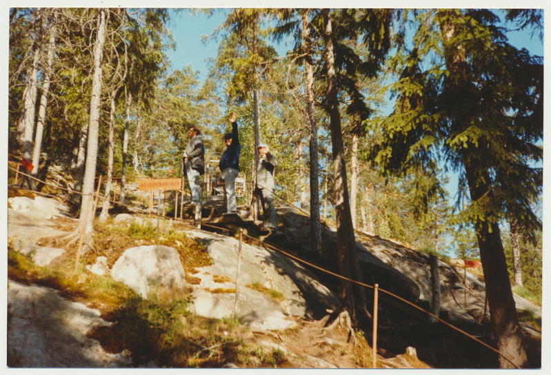 värvifoto, Porvoo, meeskoor Sakala, 1987?